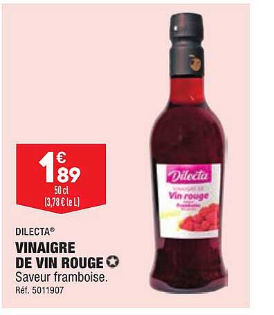 Vinaigre De Vin Rouge Dilecta