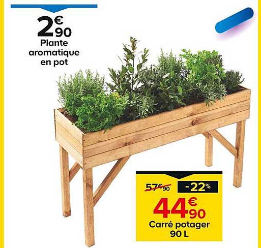 carré potager 90l