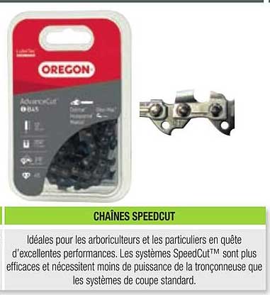 chaînes speedcut oregon