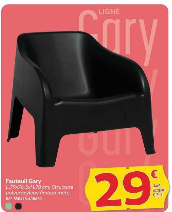 fauteuil  gary