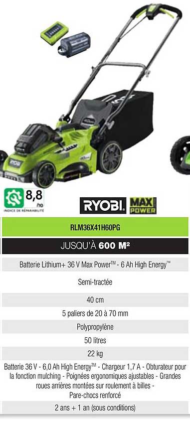 Rlm36x41h60pg Ryobi