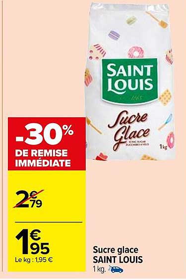 sucre glace saint louis