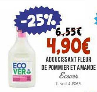 adoucissant fleur de pommier et amande ecover