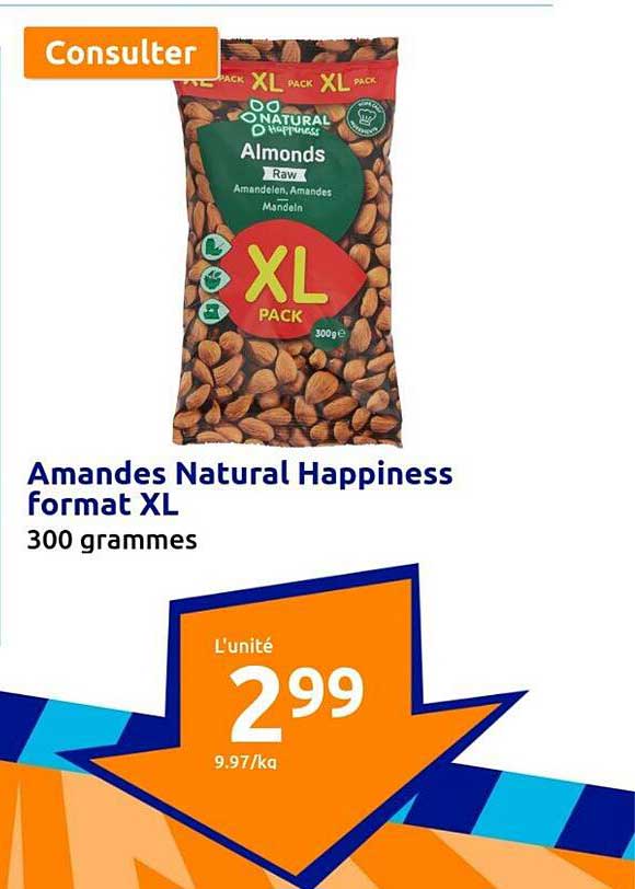 Amandes Natural Happiness Format Xl
