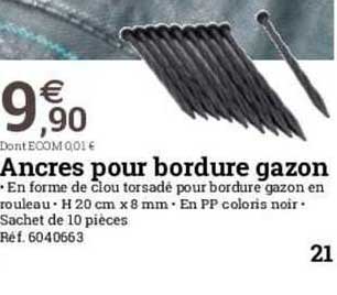 Ancres Pour Bordure Gazon
