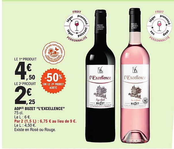 Aop Buzet "l'excellence"