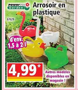Arrosoir En Plastique Powertec Garden