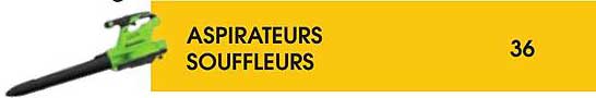 aspirateurs souffleurs