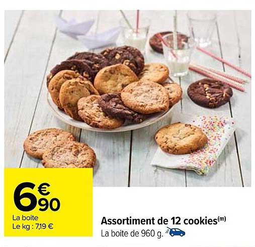 Assortiment De 12 Cookies