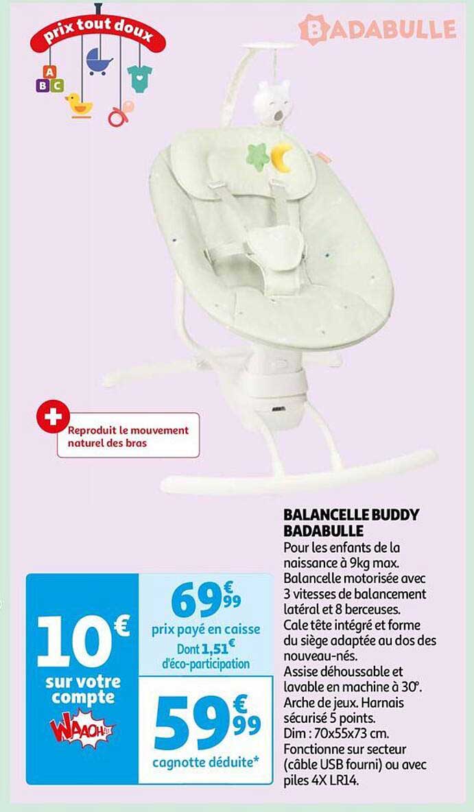 Balancelle Buddy Badabulle