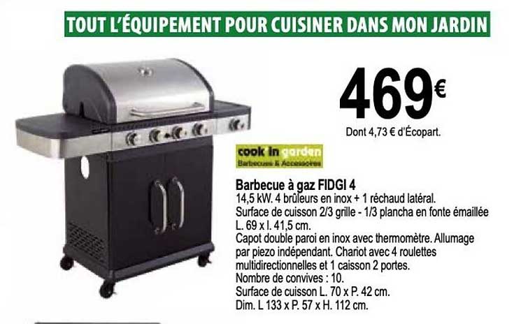 Barbecue à Gaz Fidgi 4