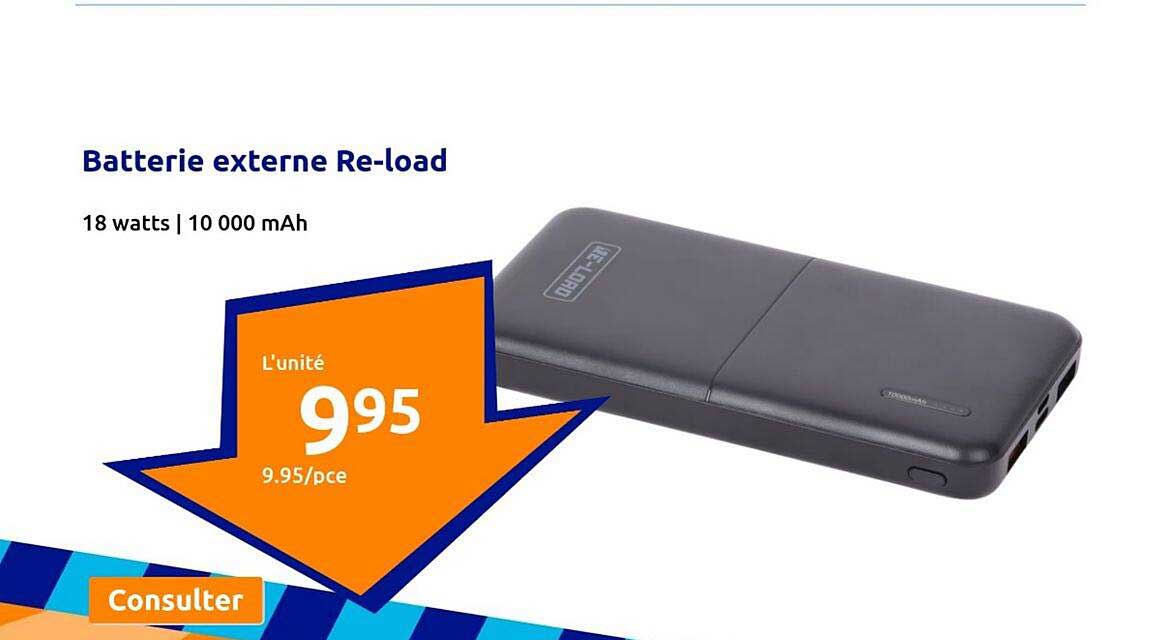 batterie externe re-load