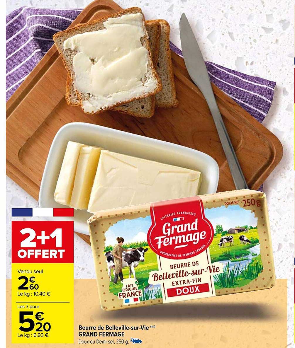 beurre de belleville-sur-vie grand fermage