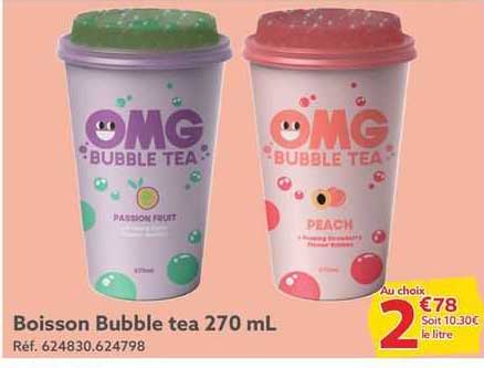 boisson bubble tea