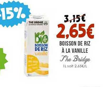 Boisson De Riz à La Vanille The  Bridge