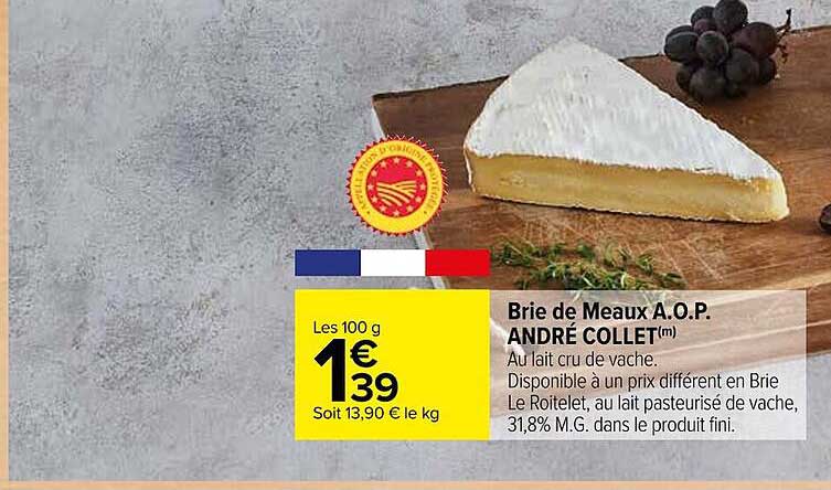 brie de meaux a.o.p. andré collet