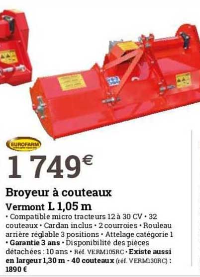 broyeur à couteaux eurofarm