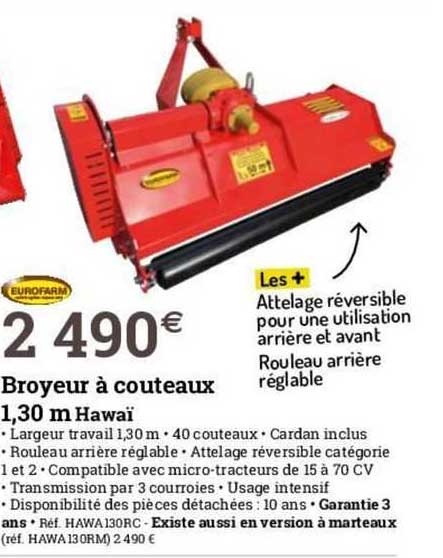 broyeur à couteaux eurofarm