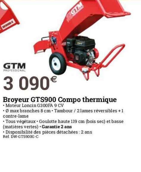 Broyeur Gts900 Compo Thermique Gtm