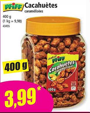 Cacahuètes Caramélisées Pfiff