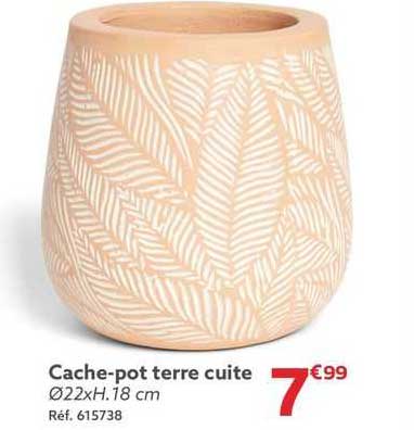 cache-pot terre cuite