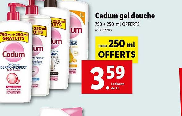 Cadum Gel Douche