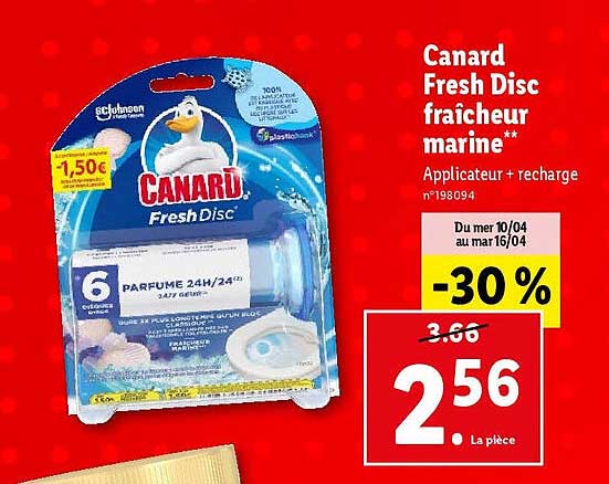canard fresh disc fraîcheur marine