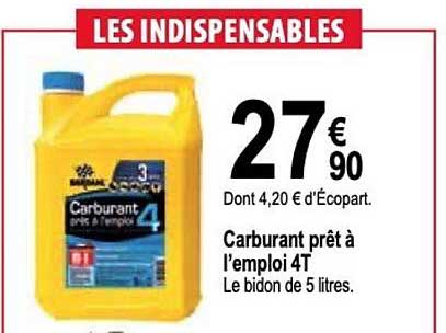 carburant prêt à l'emploi 4t