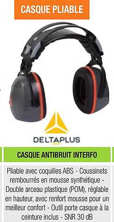 casque antibruit interfo deltaplus