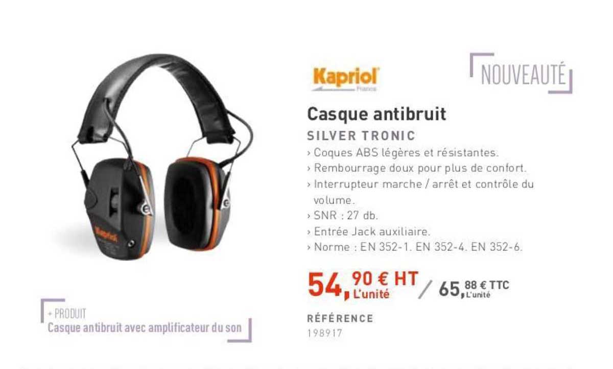 casque antibruit kapriol