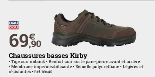 chaussures basses kirby baudou
