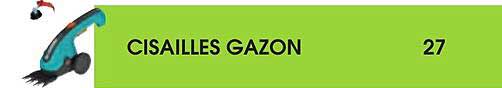 Cisailles Gazon