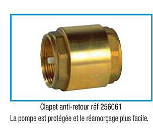 clapet anti-retour