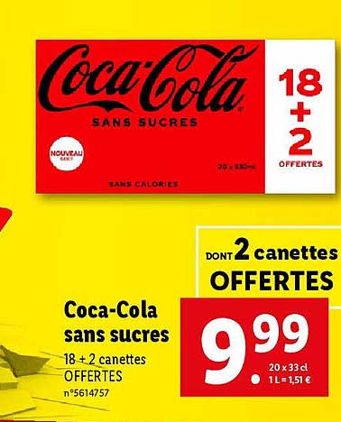 coca-cola sans sucres