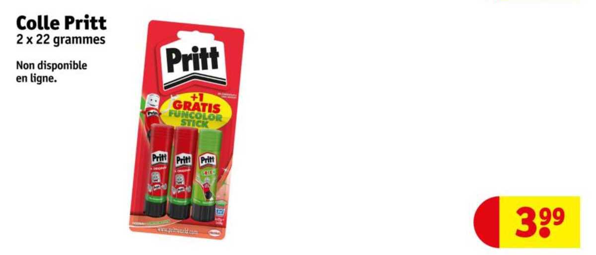 Colle Pritt 2 X 22 Grammes