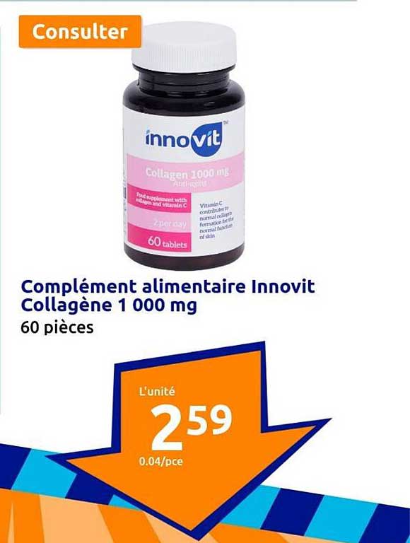 complément alimentaire innovit collagène 1 000 mg