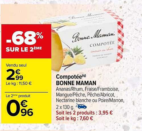 compotée bonne maman