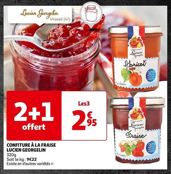 confiture à la fraise lucien georgelin