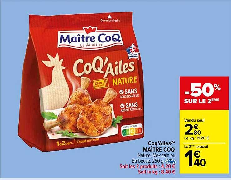 coq'ailes maître coq