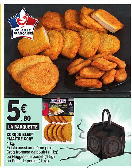 cordon bleu "maître coq"