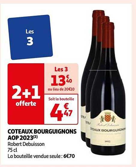 coteaux bourguignons aop 2023 robert debuisson