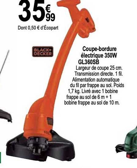 coupe-bordure électrique 350w GL360SB