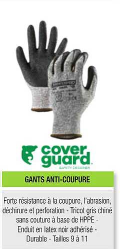 cover guard gants anti-coupure