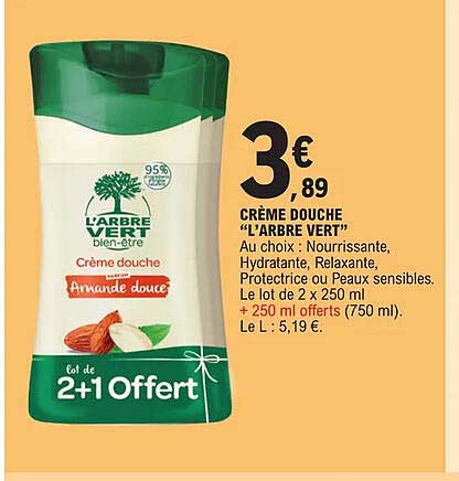 Crème Douche "l'arbre Vert"