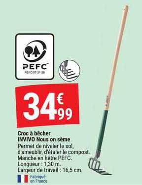 croc à bêcher invivo nous on sème