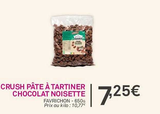 crush pâte à tartiner chocolat noisette