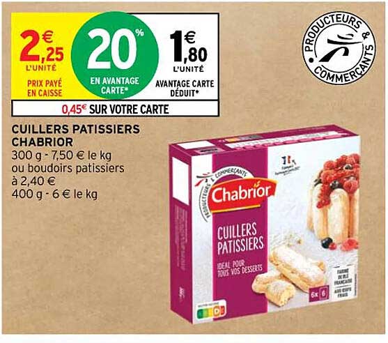 cuillers patissiers chabrior