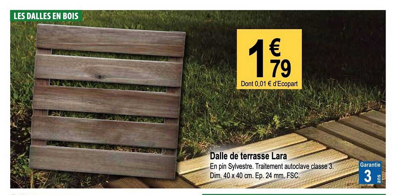 dalle de terrasse lara