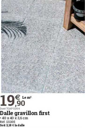 dalle gravillon first
