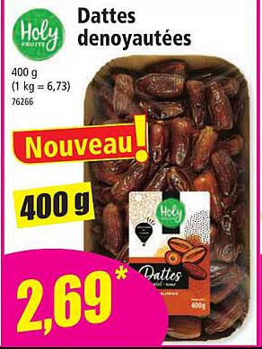 dattes dénoyautées holy fruits